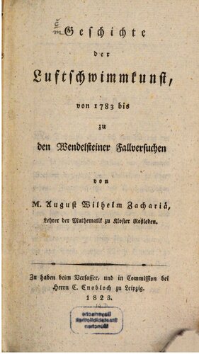 ﻿تاریخچه شنای هوایی، از سال 1783 تا آزمایشات سقوط وندلشتاین