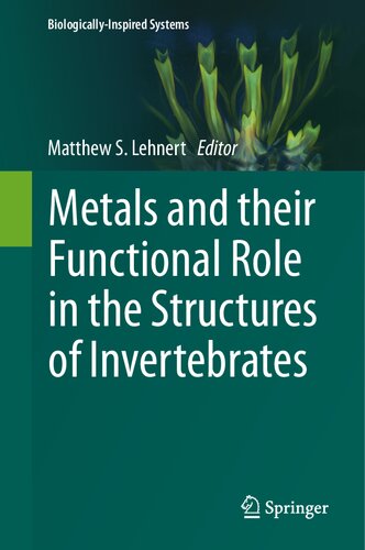 ﻿فلزات و نقش عملکردی آنها در ساختار بی مهرگان