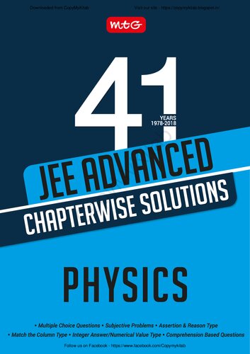 ﻿MTG 41 سال JEE Advanced Chapterwise Physics