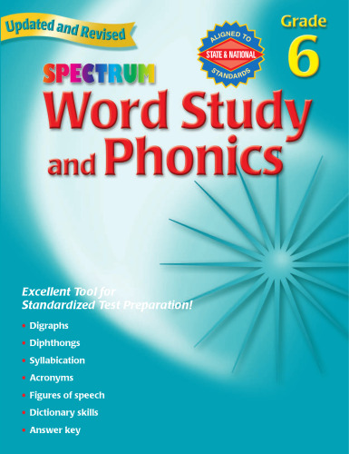 ﻿Spectrum Word Study and Phonics، پایه ششم