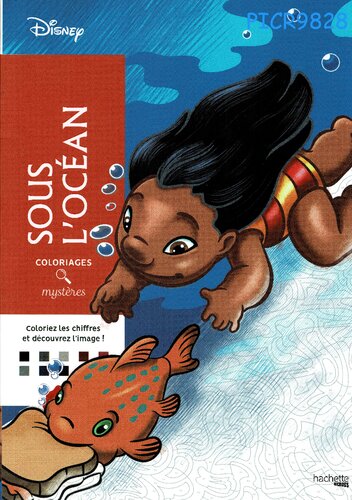 ﻿صفحات رنگ آمیزی اسرار دیزنی - زیر اقیانوس