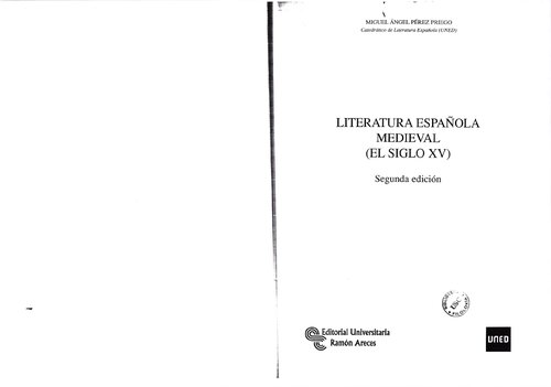 Literatura española medieval (el siglo XV)