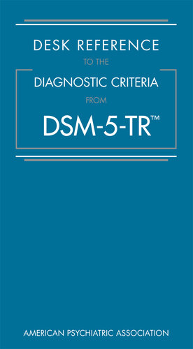 ﻿ارجاع میز به معیارهای تشخیصی DSM-5-TR™