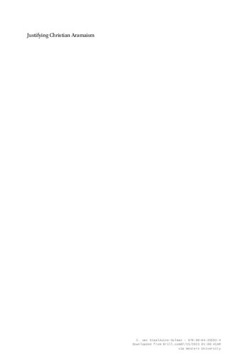 ﻿توجیه آراماسم مسیحی. نسخه ها و ترجمه های لاتین Targums از The Complutensian به کتاب مقدس Polyglot لندن (1517-1657)