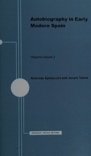 ﻿زندگینامه در اسپانیا مدرن اولیه