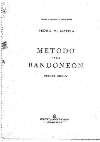 ﻿روش برای Bandoneón. دوره اول