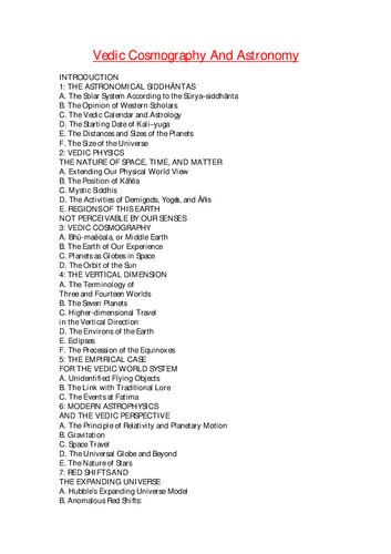 ﻿کیهانی و نجوم ودایی