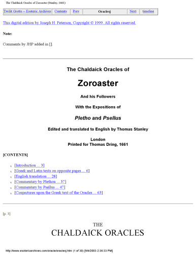 عرفا Chaldaean زرتشت