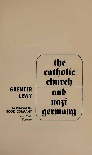 ﻿کلیسای کاتولیک و آلمان نازی