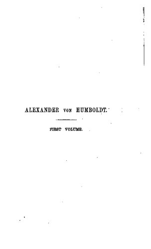 ﻿زندگی الکساندر فون هومبولت ; به مناسبت صدمین سالگرد تولد او گردآوری شده است