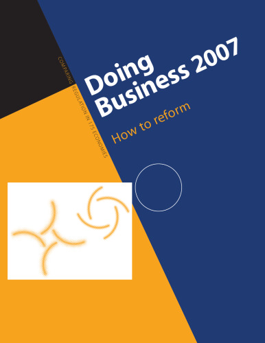 ﻿Doing Business 2007: How to Reform (Doing Business)