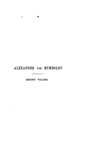 Life of Alexander von Humboldt