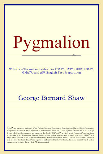 Pygmalion (نسخه رساله وبستر)