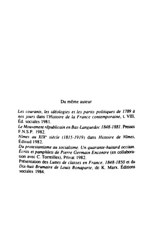 Le Suffrage universel en France: 1848-1946