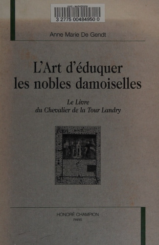 ﻿هنر کسر Damoiselles نجیب. کتاب Landry Chevalier de la Tour