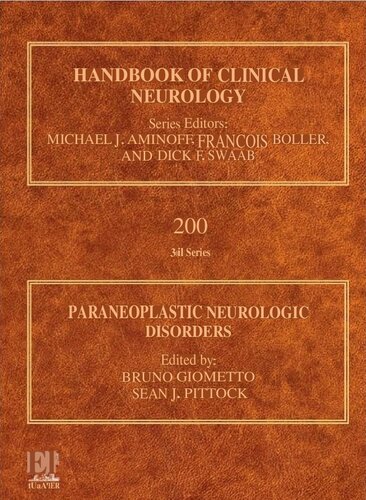 ﻿اختلالات عصبی پارانئوپلاستیک، جلد 200 - راهنمای عصب شناسی بالینی (8 مه 2024)_(0128239123)_(الزویر)