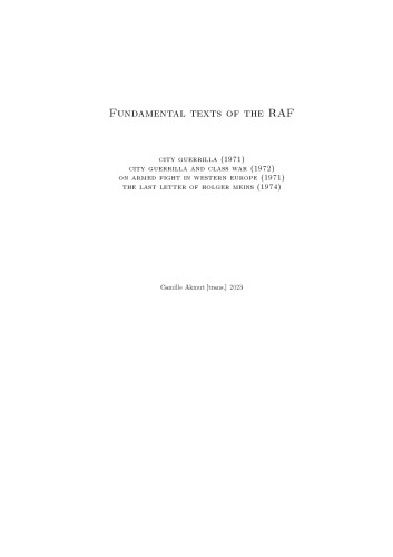 ﻿متون اساسی RAF