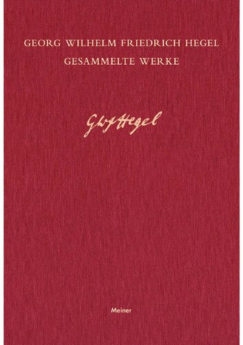 ﻿آثار جمع آوری شده جلد 24: 3: سخنرانی در مورد فلسفه طبیعت III: مواد افزودنی