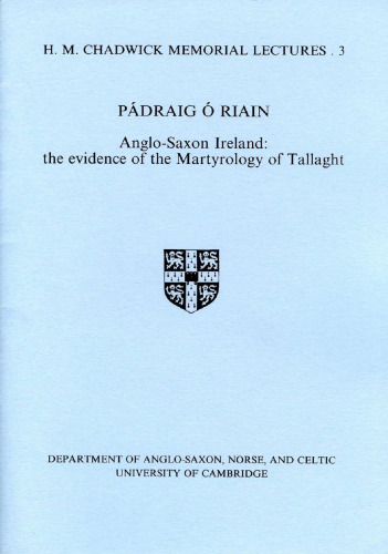 ﻿آنگلوساکسون ایرلند: شواهد شهدای تالاگت