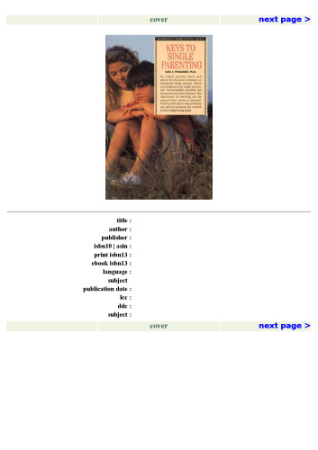 ﻿کلیدهای فرزندپروری مجرد (کلیدهای فرزندپروری بارون)