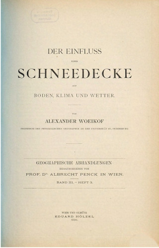 ﻿تأثیر پوشش برفی در زمین ، آب و هوا و آب و هوا
