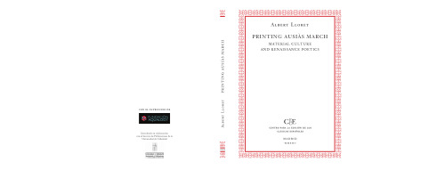 ﻿چاپ مارس Ausiàs: فرهنگ مادی و شاعران رنسانس