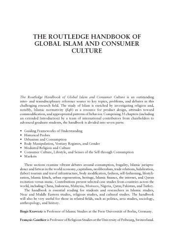 ﻿کتابچه راهنمای Routledge از اسلام جهانی و فرهنگ مصرف کننده