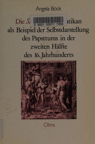 ﻿Sala Regia در واتیکان به عنوان نمونه ای از خود بیان پاپی در نیمه دوم قرن شانزدهم