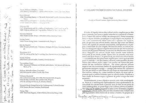 ﻿میراث نظری مطالعات فرهنگی