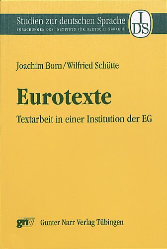 ﻿Eurotexte: کار متن در یک موسسه EC