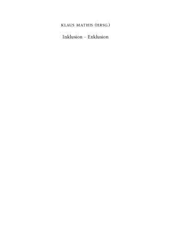 ﻿گنجاندن - محرومیت: دیدگاههای بین رشته ای در مورد چالش های اجتماعی فعلی