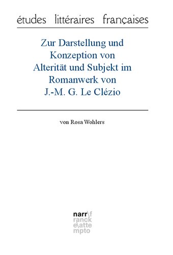 ﻿برای بازنمایی و مفهوم تغییر و موضوع در اثر رمان J.-M. G. Le Clézio