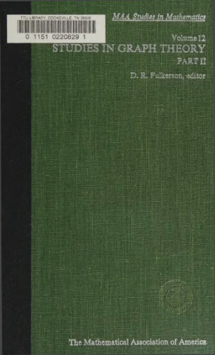 ﻿[قسمت دوم] مطالعات در تئوری نمودار