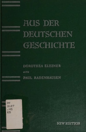 ﻿Aus der Deutschen Geschichte: خوانش از تاریخ آلمان