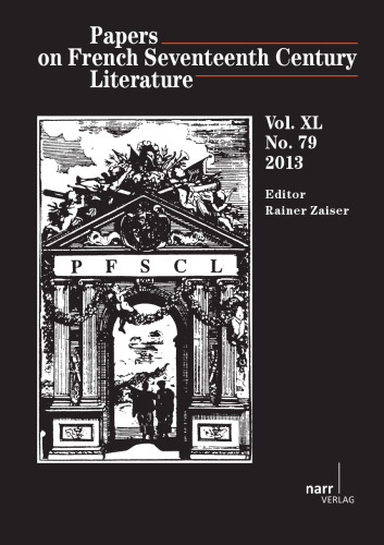﻿مقالات مربوط به ادبیات قرن هفده فرانسه. جلد XL. شماره 79