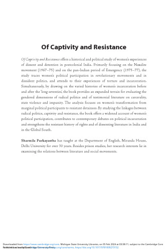 ﻿اسارت و مقاومت: زنان زندانی سیاسی در هند پس از استعمار