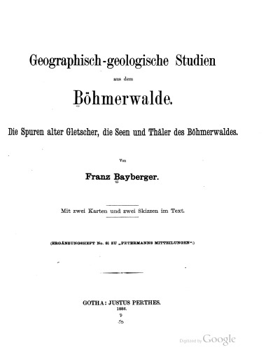 ﻿جغرافیایی - مطالعات زمین شناسی از Böhmerwalde: اثری از یخچال های قدیمی ، دریاچه ها و دره های جنگل Bohemian