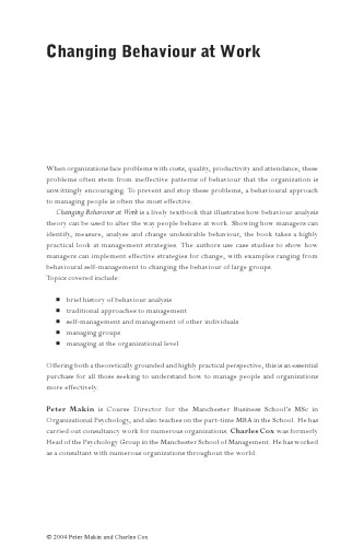 ﻿تغییر رفتار در محل کار: راهنمای عملی