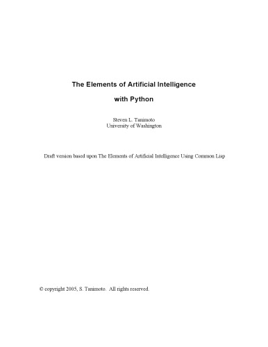 ﻿عناصر هوش مصنوعی با پایتون [فقط فصل 4،5،6،8]