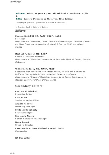 ﻿بیماری های کبد شیف (مجموعه 2 جلدی) ویرایش 10