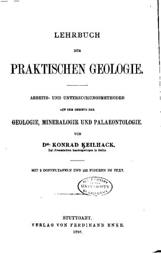 ﻿کتاب درسی زمین شناسی عملی: روشهای کار و بررسی در زمینه زمین شناسی ، کانی شناسی و دیرینه شناسی
