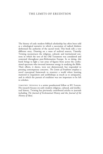 ﻿محدودیت های فرسایش: عهد عتیق در اروپا پس از اصلاحات