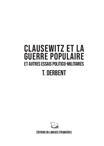 ﻿Clausewitz و جنگ مردمی: و سایر آزمایش های سیاسی و نظامی