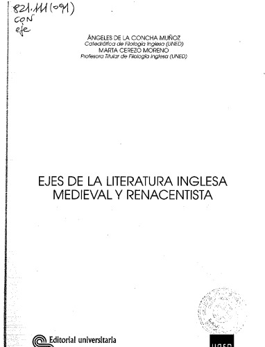 ﻿محورهای ادبیات انگلیسی قرون وسطایی و رنسانس