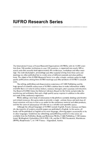 ﻿جنگلداری و تغییرات زیست محیطی: ابعاد اقتصادی و اقتصادی و سیاسی