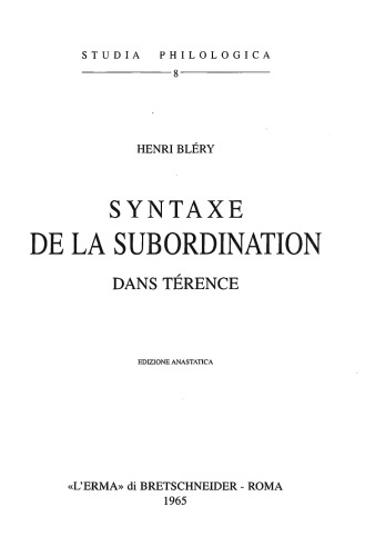 ﻿نحو تابعیت در Térence