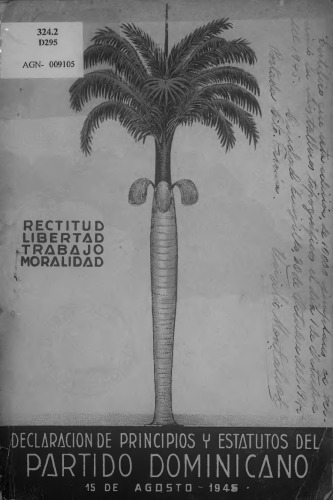 ﻿اعلام اصول و اساسنامه حزب دومینیکن