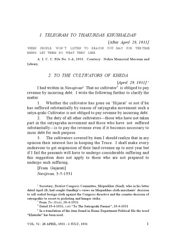 ﻿آثار کامل ماهاتما گاندی جلد 52