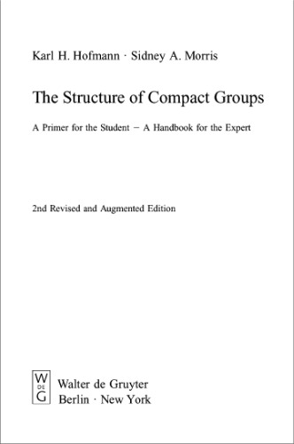 ساختار گروه های فشرده: مقدماتی برای دانشجویان - یک کتاب راهنما برای کارشناس