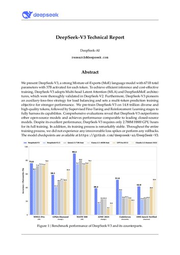﻿گزارش فنی Deepseek-V3